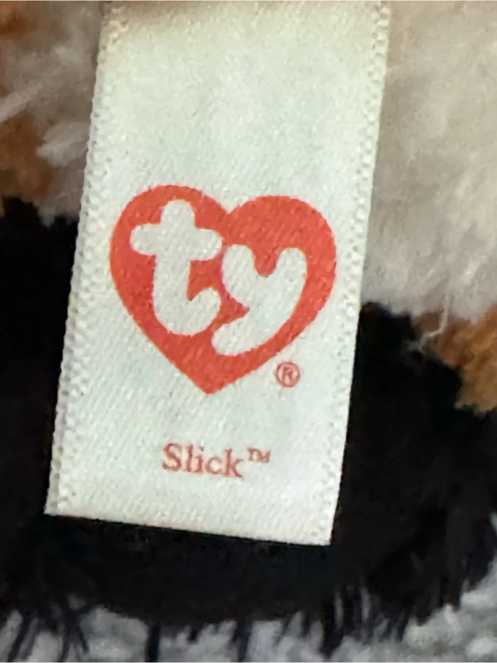 Ty Beanie Boos Slick the Fox Plush 9” Stuffed Animal Soft Toy Pink Glitter Eye